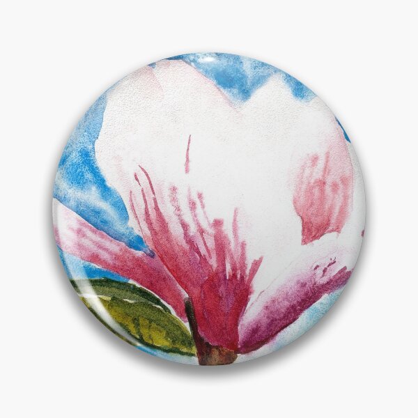 Item preview, Magnolia flower watercolor illustration designed and sold by DaryaGeft.