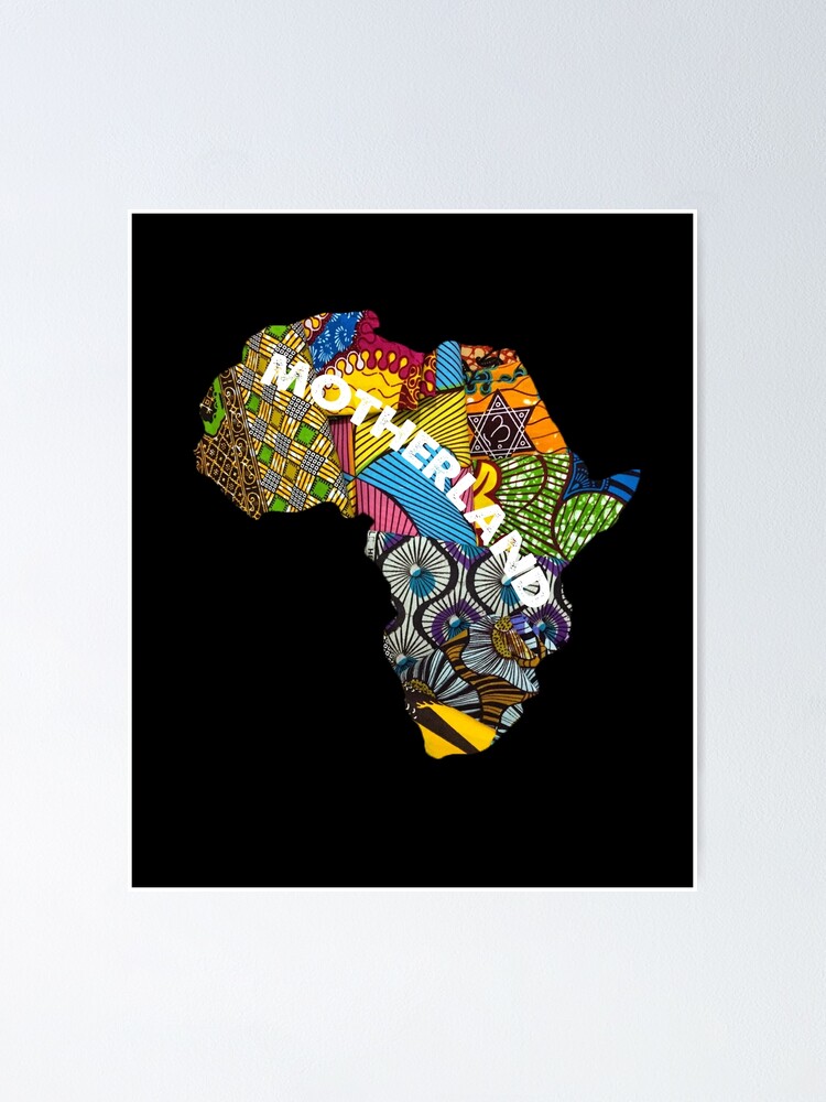 MotherLand Map Of Africa Poster For Sale By Kristy248 Redbubble   Fposter,small,wall Texture,product,750x1000 