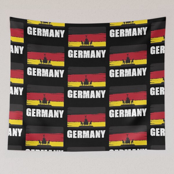 Item preview, Day of German Unity 1990 German Unity Wall Flag Germany National Colors Flag Football Sport designed and sold by Mark Sukra.