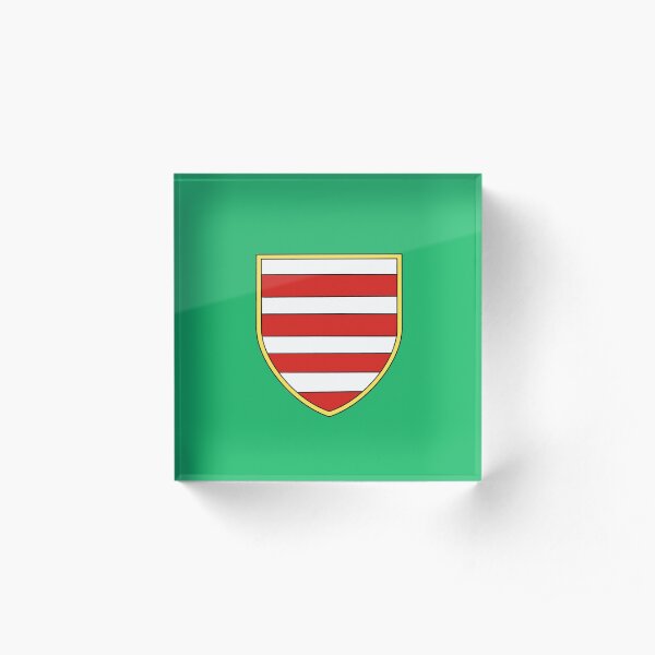 Grouville Parish Crest Acrylic Block