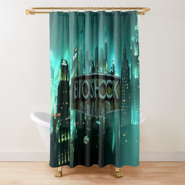 Bioshock Rapture Logo Shower Curtain