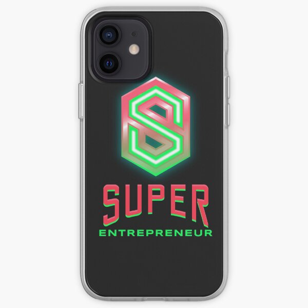 Entrepreneur lime green and hot pink iPhone Soft Case