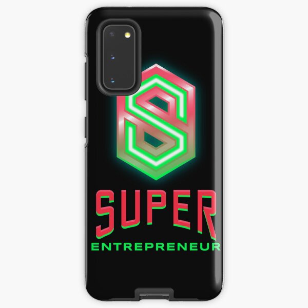 Entrepreneur lime green and hot pink Samsung Galaxy Tough Case