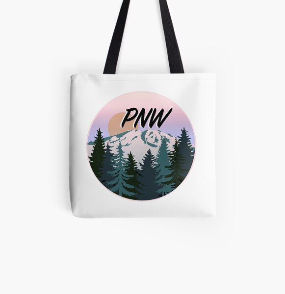 PNW All Over Print Tote Bag