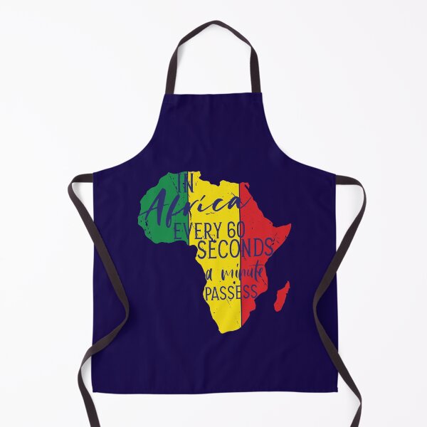 Item preview, Funny africa quote with colored map designed and sold by ChatterFox.