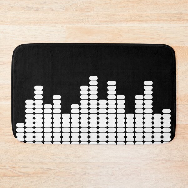 Item preview, Abstract music player graphic. Audio spectrum bars in white. designed and sold by holdmypixels.