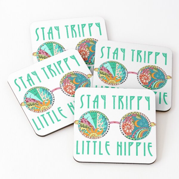 Item preview, Funny Stay Trippy Little Hippie Glasses Men Women Gift  designed and sold by AntonetteSimo.