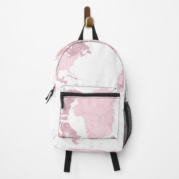 Item preview, Pink watercolor world map Melit designed and sold by blursbyai.