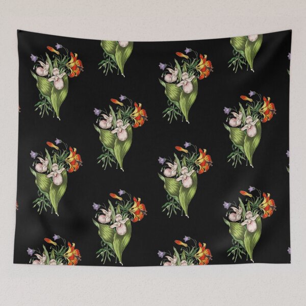 Item preview, Wild orange red lily,Harebelll, ladies slipper, Canadian Wildflowers designed and sold by domdjs4239.