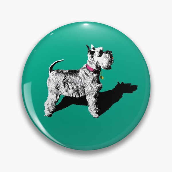 Item preview, Molly the Schnauzer dog designed and sold by JillBusbyArt.