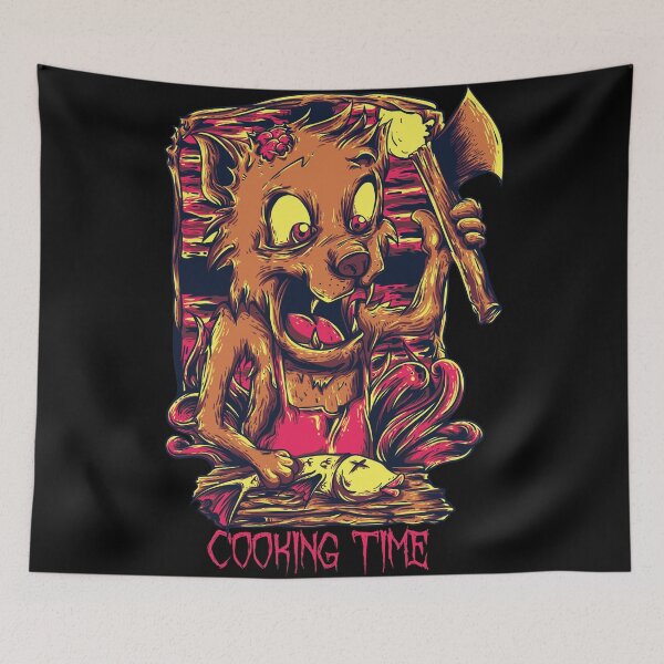 Item preview, Cooking Time | Funny Cat Design designed and sold by KauzSL.