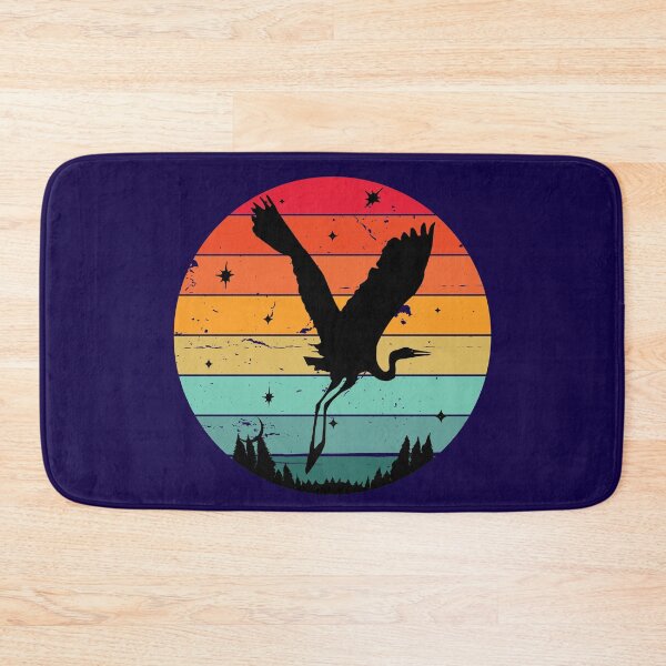 Item preview, Flying bird on a retro sky with stars designed and sold by ChatterFox.