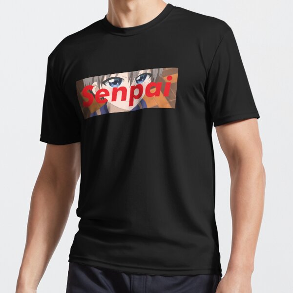 Senpai best sale supreme shirt