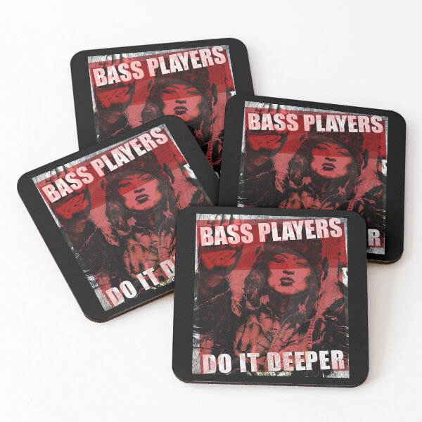 Item preview, Bass Players do it deeper, funny bass guitar designed and sold by OffbeetShirts.