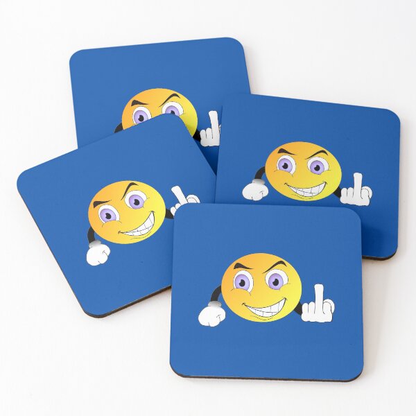 Artikelvorschau, Fick dich Emoji Aufkleber entworfen und verkauft von untagged-shop.