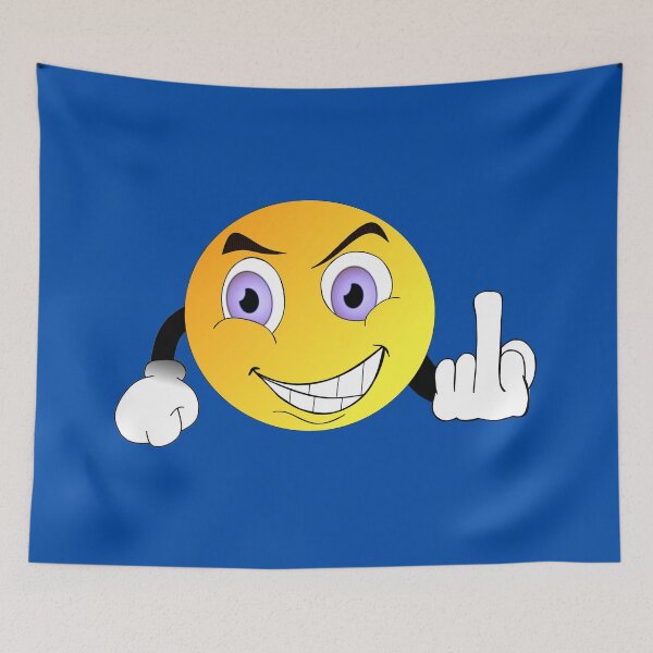 Artikelvorschau, Fick dich Emoji Aufkleber entworfen und verkauft von untagged-shop.