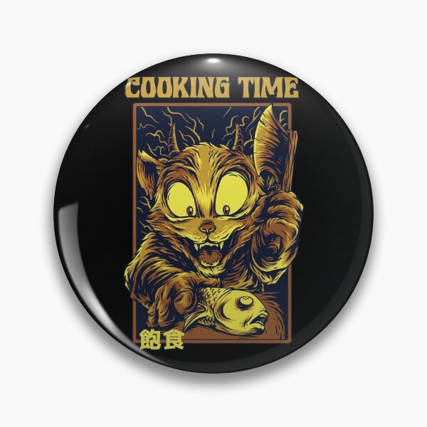 Item preview, Cooking Time | Funny Cat Illustration designed and sold by KauzSL.