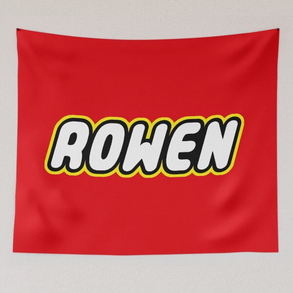 Item preview, Rowen personalize gift for mini builder and bricks fan Birthday Rowen designed and sold by Urosek.