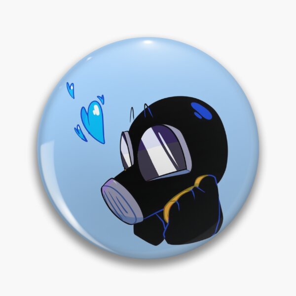 Item preview, Blu Team Pyro Tf2 designed and sold by GloomyBloomy.