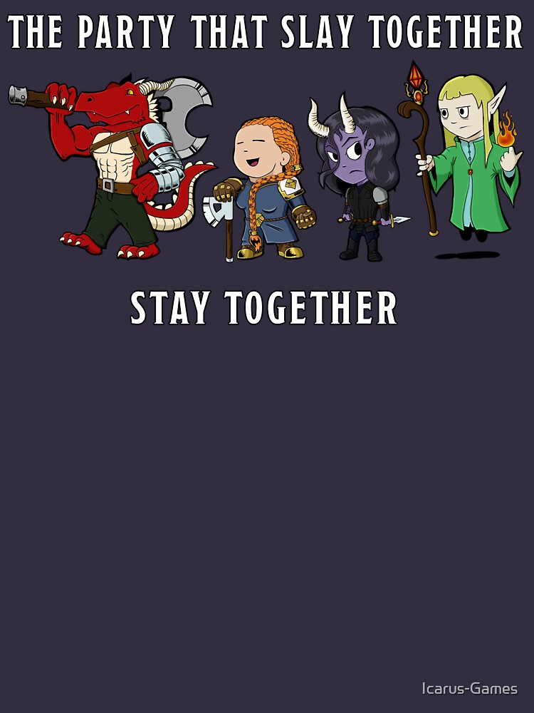 The Party That Slay Together Stay Together by Icarus-Games