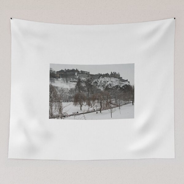 Item preview, Edinburgh Castle in White designed and sold by justbmac.
