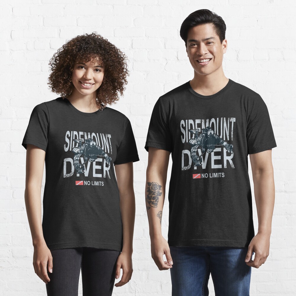 "Sidemount Diver Diving Gift Tec Diving" Tshirt for Sale by matches1