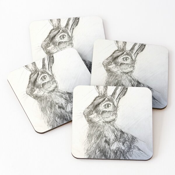 Item preview, The Hare is Alert designed and sold by DigsArt.