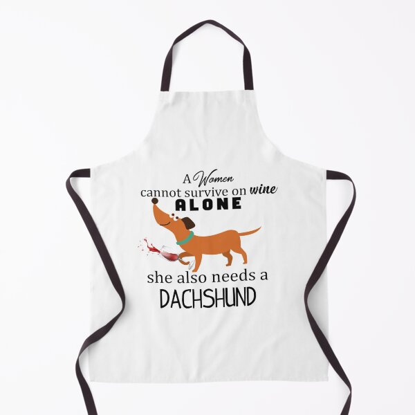 Item preview, A Woman Can Not Survive On Wine Dachshund - Dog Lovers Dogs Dachshunds  designed and sold by Superhero Gear.