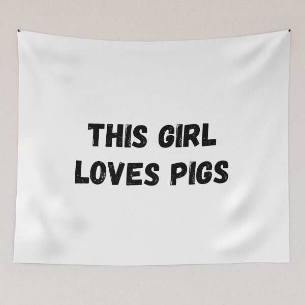 Item preview, This Girl Loves Pigs designed and sold by MoMasry.