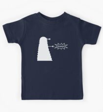 Exterminate (white) Kids Tee