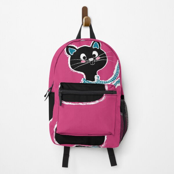Item preview, Black Cat Long Neck Pink designed and sold by ranadigipaint.