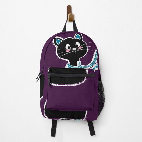 Item preview, Black Cat Long Neck Purple designed and sold by ranadigipaint.