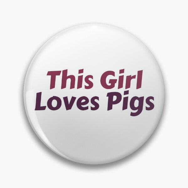 Item preview, This Girl Loves Pigs designed and sold by MoMasry.