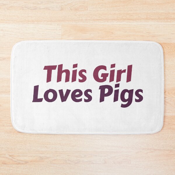 Item preview, This Girl Loves Pigs designed and sold by MoMasry.