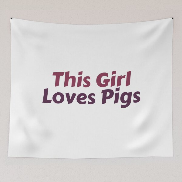 Item preview, This Girl Loves Pigs designed and sold by MoMasry.