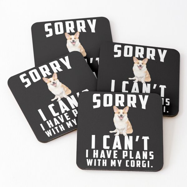Item preview, Sorry I Can't I Have A Plant With My Corgi Pupple Dog Lover Gift designed and sold by RessieSmitham.