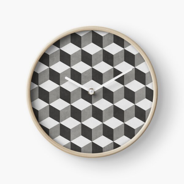 Item preview, Geometric Cube Pattern - Shades of Grey designed and sold by Zoltan Ratko.
