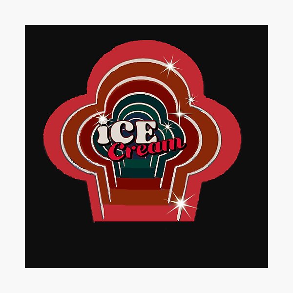 "Ice cream blackpink ,blackpink ice cream" Photographic Print by lucky