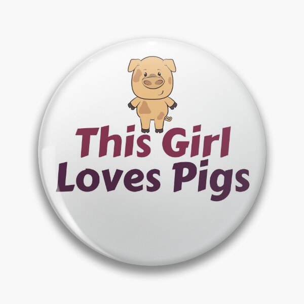 Item preview, This Girl Loves Pigs designed and sold by MoMasry.