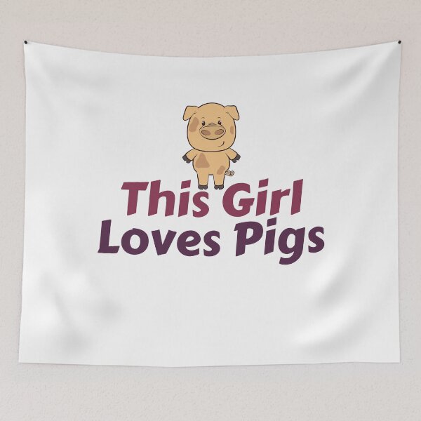 Item preview, This Girl Loves Pigs designed and sold by MoMasry.