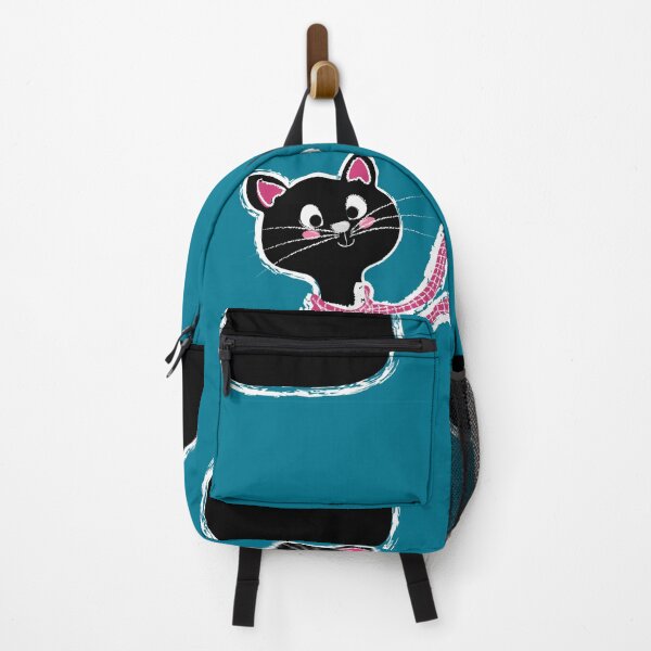 Item preview, Black Cat Long Neck Deep Blue designed and sold by ranadigipaint.
