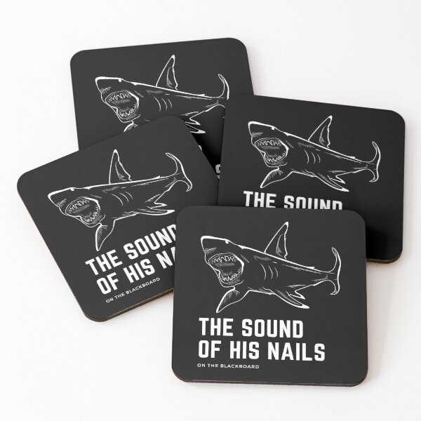 Item preview, Shark — The Sound of His Nails on the Blackboard designed and sold by Nathalie Aynié.