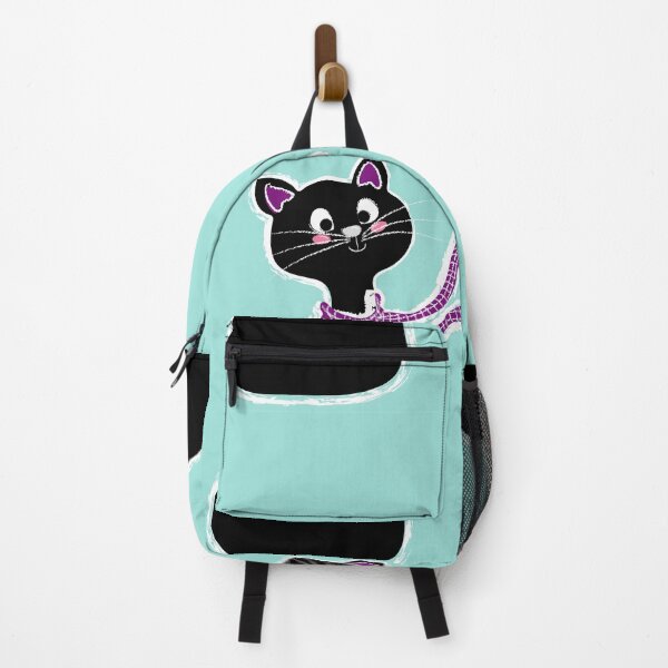 Item preview, Black Cat Long Neck Blue Sky designed and sold by ranadigipaint.