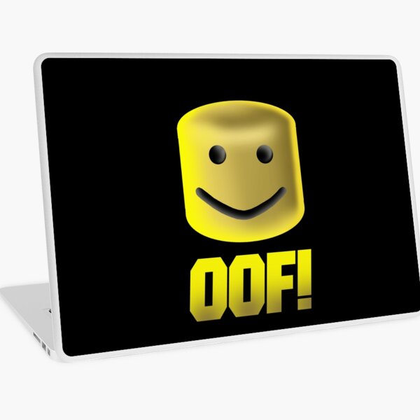 Roblox Noob Laptop Skins Redbubble - oof face roblox decal