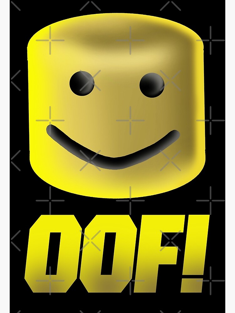 Roblox Oof Noob Head Noob Greeting Card By Zest Art Redbubble - roblox halloween noob face costume smiley positive gift spiral notebook by smoothnoob redbubble