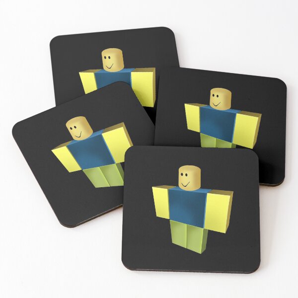 Noob, Dabbing Noob, Roblox Coasters (Set of 4)