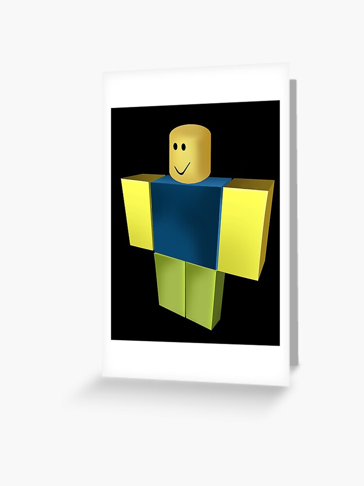 Noob Dabbing Noob Roblox Greeting Card By Zest Art Redbubble - images of roblox noob dabing