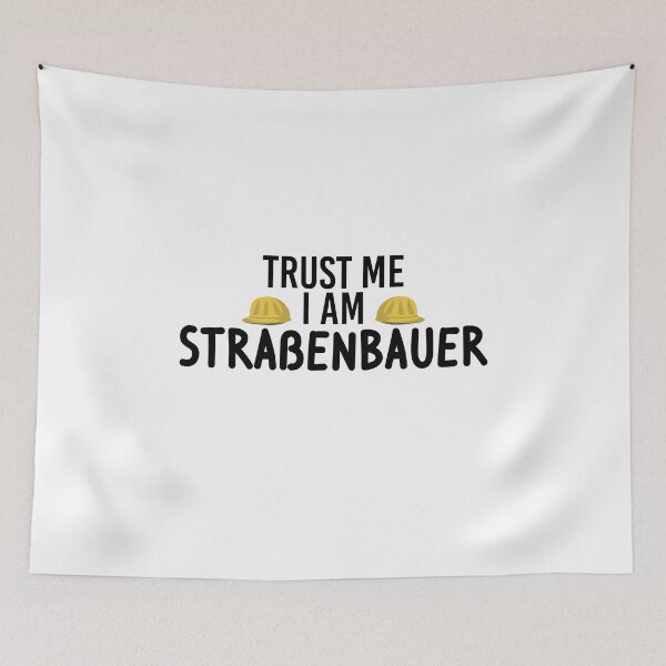 Item preview, Trust me i am Straßenbauer Bauarbeite construction helmet yellow designed and sold by lsvds.