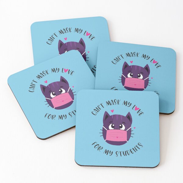Item preview, Can't mask my love  for my students : Funny and cute gift for Teachers in kindergarten  preschool , elementary school  designed and sold by King Of Skies.