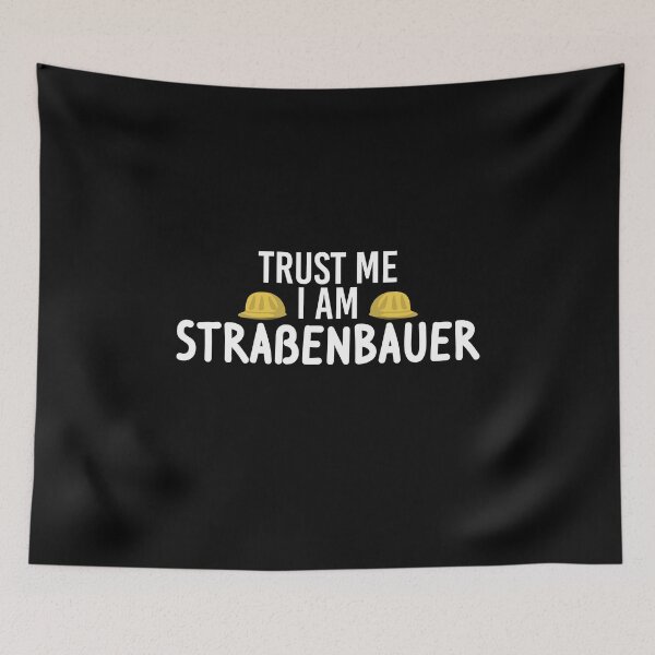Item preview, Trust me i am Straßenbauer Bauarbeite construction helmet yellow designed and sold by lsvds.
